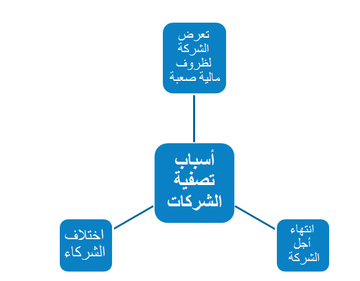 اسباب تصفية الشركات